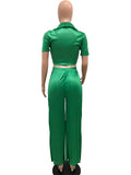 Momnfancy 2 Pieces Twist Tie Front V-neck Fashion Photoshoot Baby Shower Maternity Jumpsuit